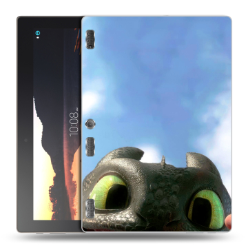 Силиконовый чехол на Lenovo Tab 3 10 с принтом Как приручить дракона
