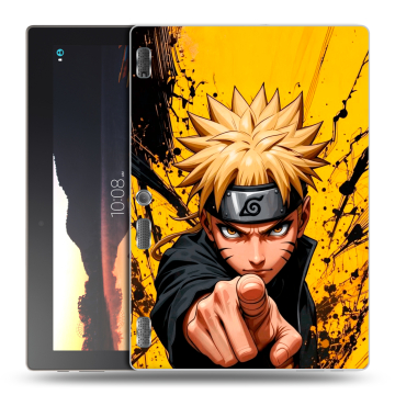 Силиконовый чехол на Lenovo Tab 3 10 с принтом Naruto Наруто