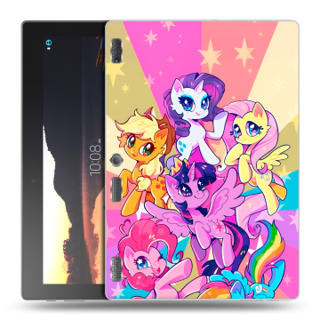 Силиконовый чехол на Lenovo Tab 3 10 с принтом My little pony Дружба чудо