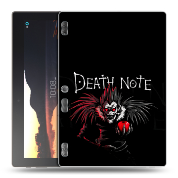 Силиконовый чехол на Lenovo Tab 3 10 с принтом Death note Тетрадь смерти
