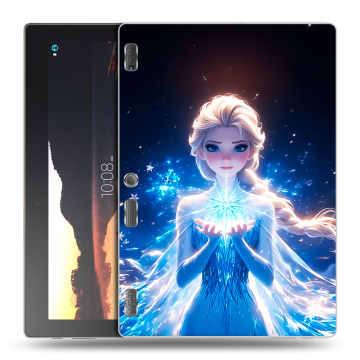 Силиконовый чехол на Lenovo Tab 3 10 с принтом Холодное сердце Frozen