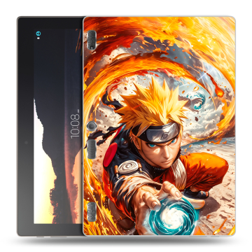 Силиконовый чехол на Lenovo Tab 3 10 с принтом Аниме Наруто Naruto