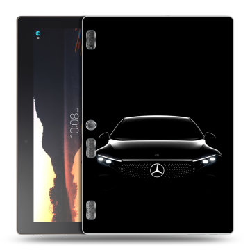Силиконовый чехол на Lenovo Tab 3 10 с принтом Mercedes Мерседес
