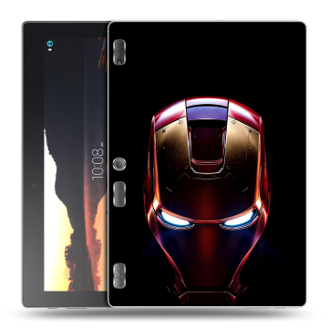 Силиконовый чехол на Lenovo Tab 3 10 с принтом IronMan Железный человек
