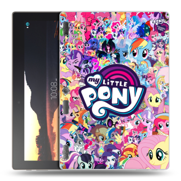 Силиконовый чехол на Lenovo Tab 3 10 с принтом My little pony Дружба чудо