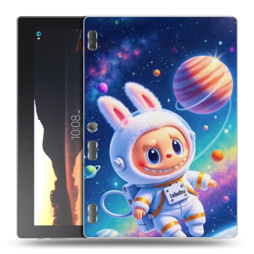 Силиконовый чехол на Lenovo Tab 3 10 с принтом Labubu Лабубу