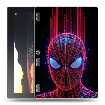 Силиконовый чехол на Lenovo Tab 3 10 с принтом Spiderman Человек паук