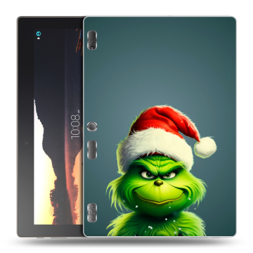 Силиконовый чехол на Lenovo Tab 3 10 с принтом Новый год Силиконовый чехол на Lenovo Tab 3 10 с принтом Новый год