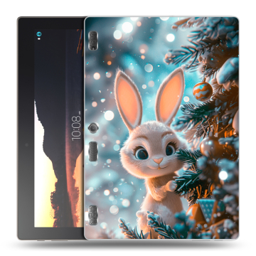 Силиконовый чехол на Lenovo Tab 3 10 с принтом Новый год Силиконовый чехол на Lenovo Tab 3 10 с принтом Новый год