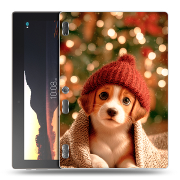 Силиконовый чехол на Lenovo Tab 3 10 с принтом Новый год Силиконовый чехол на Lenovo Tab 3 10 с принтом Новый год