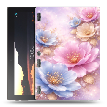 Силиконовый чехол на Lenovo Tab 3 10 с принтом женский