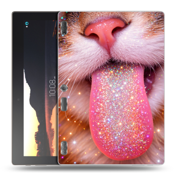 Силиконовый чехол на Lenovo Tab 3 10 с принтом для девочек