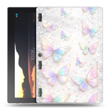 Силиконовый чехол на Lenovo Tab 3 10 с принтом женский