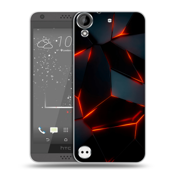 Пластиковый чехол на HTC Desire 530 с принтом Яркие абстракции