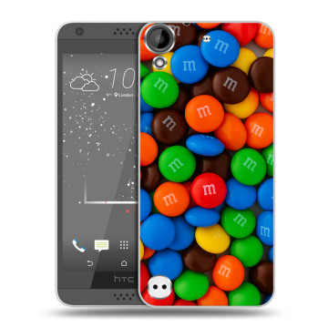 Пластиковый чехол на HTC Desire 530 с принтом Конфеты