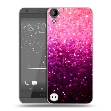 Пластиковый чехол на HTC Desire 530 с принтом Блестки Пластиковый чехол на HTC Desire 530 с принтом Блестки
