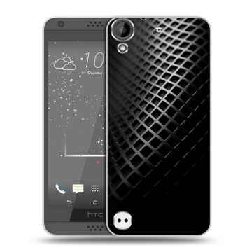 Пластиковый чехол на HTC Desire 530 с принтом Текстура металла