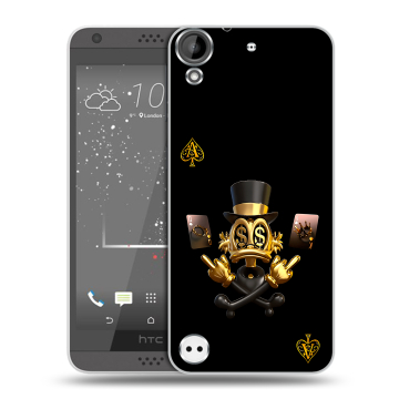 Пластиковый чехол на HTC Desire 530 с принтом Золотой скрудж макдак Пластиковый чехол на HTC Desire 530 с принтом Золотой скрудж макдак