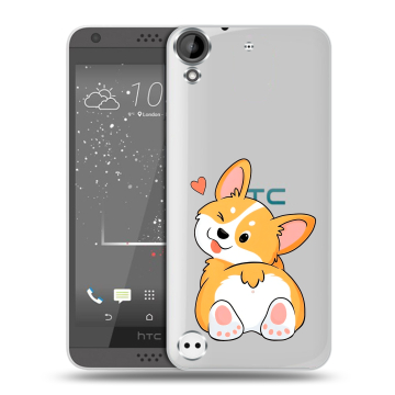 Пластиковый чехол на HTC Desire 530 с принтом Корги Пластиковый чехол на HTC Desire 530 с принтом Корги
