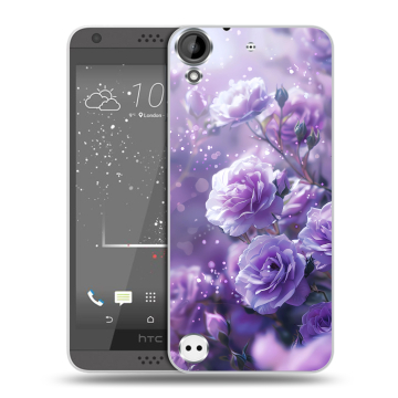 Пластиковый чехол на HTC Desire 530 с принтом Розы цветы Пластиковый чехол на HTC Desire 530 с принтом Розы цветы