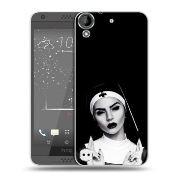 Пластиковый чехол на HTC Desire 530 с принтом монашка Пластиковый чехол на HTC Desire 530 с принтом монашка