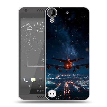 Пластиковый чехол на HTC Desire 530 с принтом самолет Пластиковый чехол на HTC Desire 530 с принтом самолет