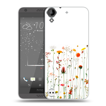 Пластиковый чехол на HTC Desire 530 с принтом цветы Пластиковый чехол на HTC Desire 530 с принтом цветы
