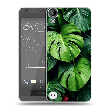 Пластиковый чехол на HTC Desire 530 с принтом Листья Пластиковый чехол на HTC Desire 530 с принтом Листья