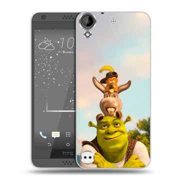 Пластиковый чехол на HTC Desire 530 с принтом Шрек Shrek Пластиковый чехол на HTC Desire 530 с принтом Шрек Shrek