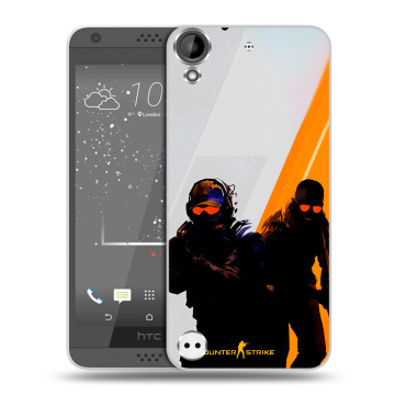 Пластиковый чехол на HTC Desire 530 с принтом Контер страйк Counter strike Пластиковый чехол на HTC Desire 530 с принтом Контер страйк Counter strike
