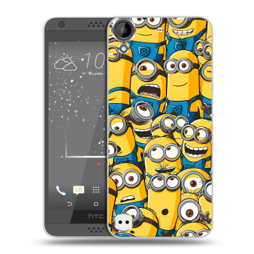 Пластиковый чехол на HTC Desire 530 с принтом Миньоны Пластиковый чехол на HTC Desire 530 с принтом Миньоны