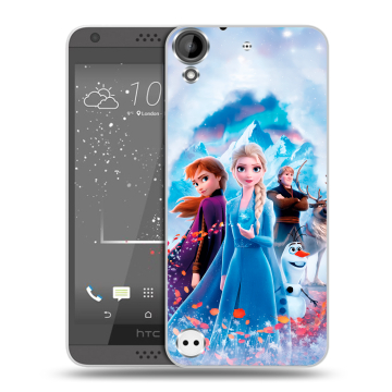 Пластиковый чехол на HTC Desire 530 с принтом Холодное сердце Frozen Пластиковый чехол на HTC Desire 530 с принтом Холодное сердце Frozen