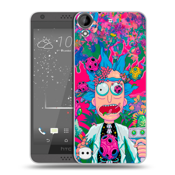 Пластиковый чехол на HTC Desire 530 с принтом Рик и Морти Rick Morty Пластиковый чехол на HTC Desire 530 с принтом Рик и Морти Rick Morty
