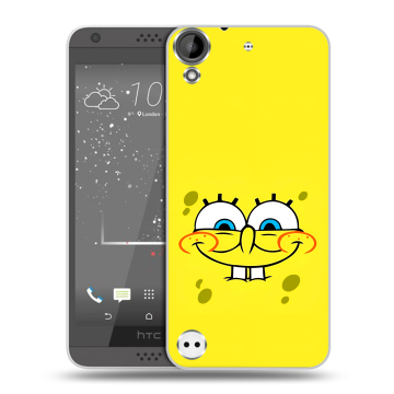 Пластиковый чехол на HTC Desire 530 с принтом спанчбоб спанч боб Пластиковый чехол на HTC Desire 530 с принтом спанчбоб спанч боб