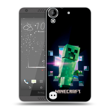 Пластиковый чехол на HTC Desire 530 с принтом Майнкрафт Minecraft Пластиковый чехол на HTC Desire 530 с принтом Майнкрафт Minecraft