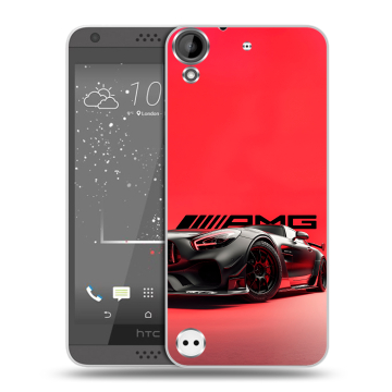 Пластиковый чехол на HTC Desire 530 с принтом Мерседес Mercedes AMG Пластиковый чехол на HTC Desire 530 с принтом Мерседес Mercedes AMG