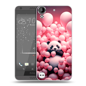Пластиковый чехол на HTC Desire 530 с принтом Панда Пластиковый чехол на HTC Desire 530 с принтом Панда