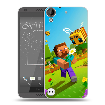 Пластиковый чехол на HTC Desire 530 с принтом Майнкрафт Minecraft Пластиковый чехол на HTC Desire 530 с принтом Майнкрафт Minecraft