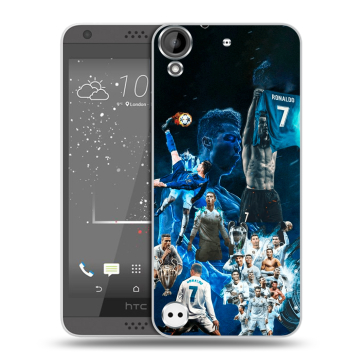 Пластиковый чехол на HTC Desire 530 с принтом Реал Роналдо Пластиковый чехол на HTC Desire 530 с принтом Реал Роналдо
