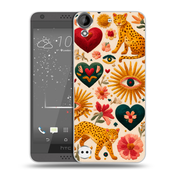 Пластиковый чехол на HTC Desire 530 с принтом Модный принт Пластиковый чехол на HTC Desire 530 с принтом Модный принт
