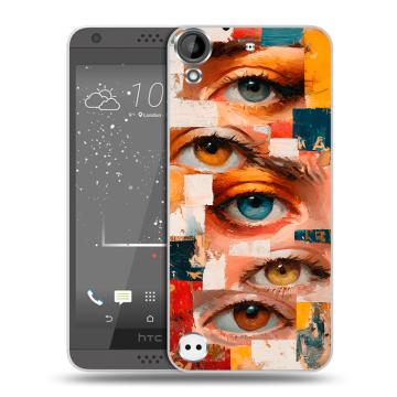 Пластиковый чехол на HTC Desire 530 с принтом Модный принт Пластиковый чехол на HTC Desire 530 с принтом Модный принт
