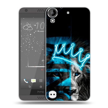 Пластиковый чехол на HTC Desire 530 с принтом Король лев