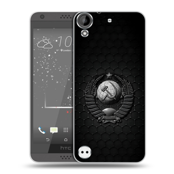 Пластиковый чехол на HTC Desire 530 с принтом Герб Флаг СССР Пластиковый чехол на HTC Desire 530 с принтом Герб Флаг СССР