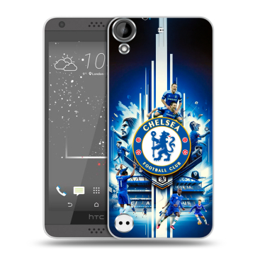 Пластиковый чехол на HTC Desire 530 с принтом Chelsea Челси