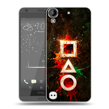 Пластиковый чехол на HTC Desire 530 с принтом Squid Game Игра кальмара Пластиковый чехол на HTC Desire 530 с принтом Squid Game Игра кальмара