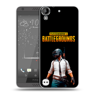 Пластиковый чехол на HTC Desire 530 с принтом PUGB ПАГБ Пластиковый чехол на HTC Desire 530 с принтом PUGB ПАГБ