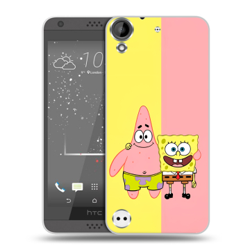 Пластиковый чехол на HTC Desire 530 с принтом Спанч боб Спанчбоб Пластиковый чехол на HTC Desire 530 с принтом Спанч боб Спанчбоб