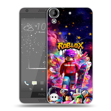 Пластиковый чехол на HTC Desire 530 с принтом Roblox Роблокс Пластиковый чехол на HTC Desire 530 с принтом Roblox Роблокс