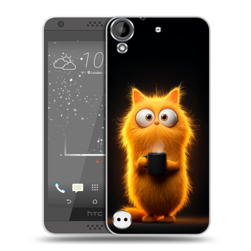 Пластиковый чехол на HTC Desire 530 с принтом Смешной кот Пластиковый чехол на HTC Desire 530 с принтом Смешной кот