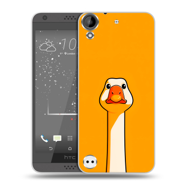 Пластиковый чехол на HTC Desire 530 с принтом Смешная утка